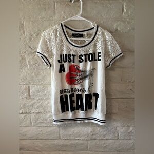 Sergia Mavis Italian 90s Flirty Top-42/Large